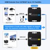 HDMI Extender Over Ethernet Cat5e/6 Up to 131Ft Adapter Converter
