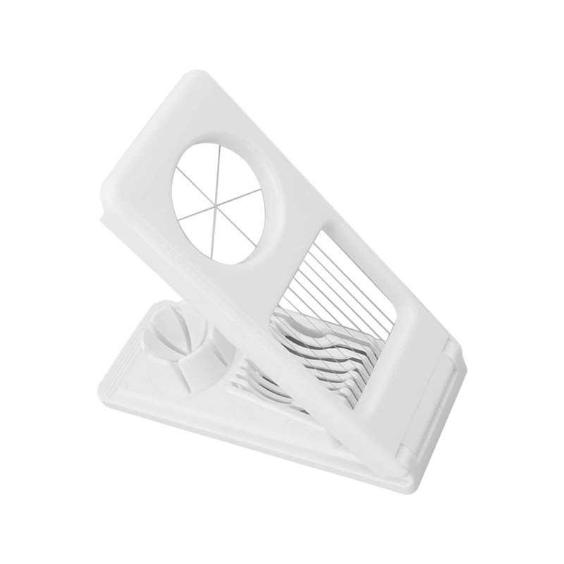 Akozon 2-in-1 Egg Slicer and Cutter for Century Eggs -
