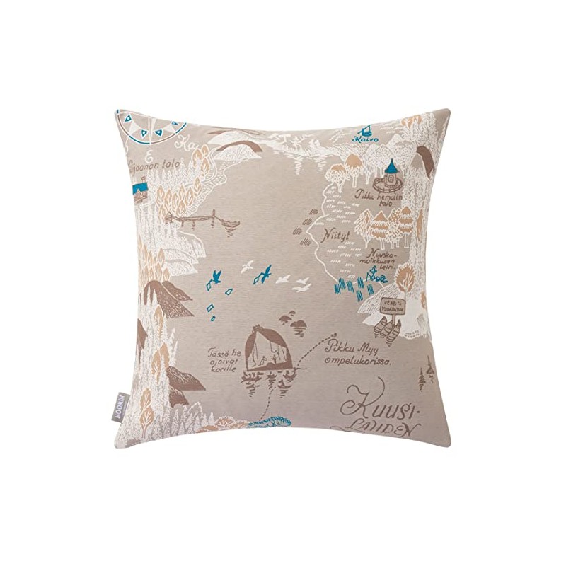 Suminoe Cushion Cover Gray 17.7 x 17.7 inches (45 x
