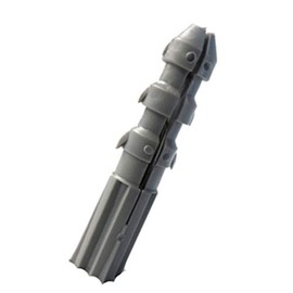 Taquetes de Plástico Tipo Arpón, HarpoonPlas, MXHOS-002, 100Pzs. Medida 1/4"", 6.3mm, Material: Nylon Reforzado.
