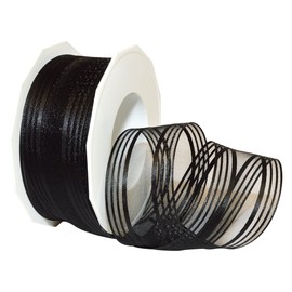 Morex Ribbon Palma French Wired Acetate Ribbon, 1-1/2" x 22 yd, Citrus