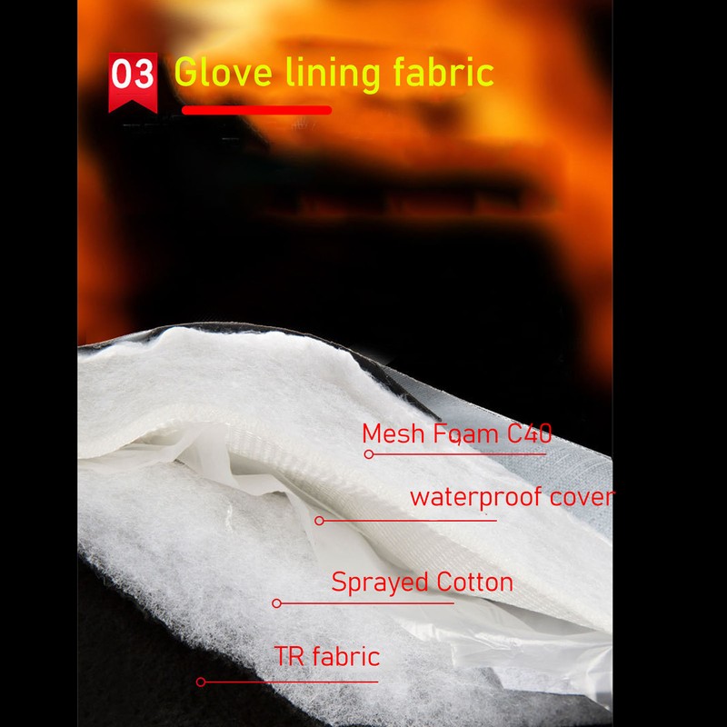 1 Pair Heated Gloves Smart Battery Powered Winter Warm Gloves