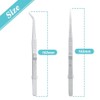 Mesee 2 Pcs Diamond Stone Tweezer Set, Stainless Steel Slide