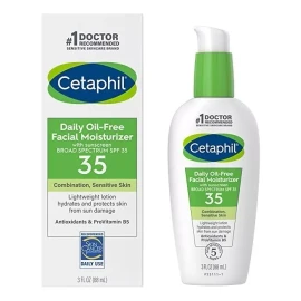 Cetaphil Crema Hidratante Facial Diaria Sin Aceite Spf 35 Tipo de piel Todo