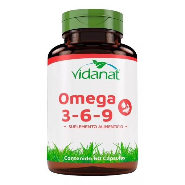 Vidanat Suplemento De Omega 3 6 Y 9 | 60 Tabletas Vidanat