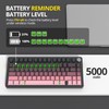 surmen M75 75% Wireless Creamy Keyboard with Gasket, Pre-lubed Triple