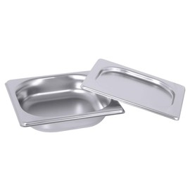 Contacto JVA Menüschale Salat 0,4 l GN 1/6, 40 mm aus Edelstahl