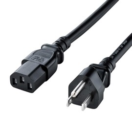 Sanwa Supply KB-D3247A Power Cord, 13.1 ft (4 m)