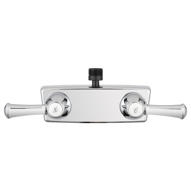 Dura Faucet DF-SA100L-CP RV Shower Faucet Valve Diverter with Hot/Cold
