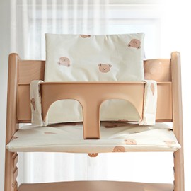 Seat Cushion for Stokke Tripp Trapp: WIYETY 2-Piece Waterproof High Chair Seat Cushion, Removable Soft Seat Cushion for Infants, Easy to Clean, Easy to Install