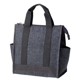 Torune P-3564 Insulated Lunch Bag, Square Shape, 1.6 gal (4.6 L), Gray, Width 9.6 x Depth 5.1 x Height 10.0 inches (24.5 x 13 x 25.5 cm)