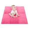 10pcs Plush Puzzle Floor Foam Mat Tiles Fluffy Cuttable Anti