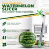 Aisle 3 Essentials Stainless-Steel Windmill Watermelon Cutter and Melon-Baller Set,