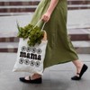 Ymzkpoa Cute Daisy Mama Canvas Tote Bag for Women Mama