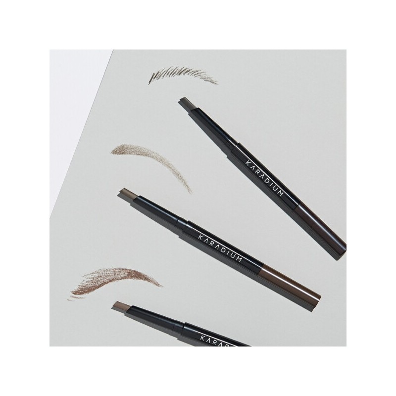 Karadium 카라디움 1+1 플랫 아이브로우 펜슬 Caradium 1+1 Flat Eyebrow