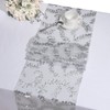 MengH-SHOP Table Runner Glitter Round Sequins Fabric for Wedding Birthday