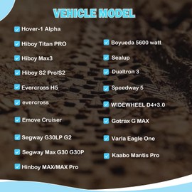 10x2.75/10x2.70-6.5 Electric Scooter Solid Tire, 70/65-6.5 Tire Replacement for Hover-1 Alpha, Hiboy Titan PRO, Emove Cruiser, Evercross H5,Dualtron 3,Speedway 5,Kugoo G-Booster G2 Pro- 3 colour