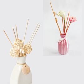 YANXIAO 50 Pcs Wood Dowel Rods Unfinished Wooden Dowel Rods for Craft Projects (5mm Diameter, 30cm Long)