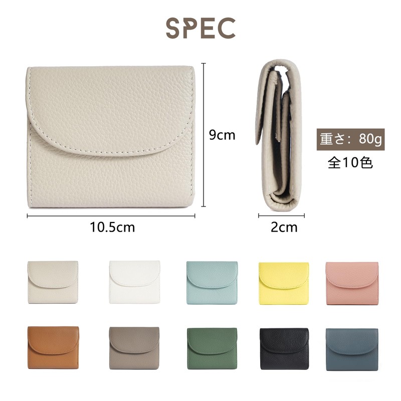 imeetu Wallet, Bi-Fold Wallet, Women's, Men's, Lightweight, Genuine Leather, Thin,