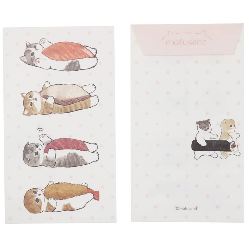 mofusand mofusand sushi set of 3