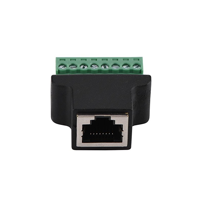 Sonew Terminal de Tornillo RJ45, Conector RJ45 Hembra de DVR