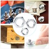 Hexagon Nuts M8 M10 M12 Galvanized Thin Nut Pitch Metric