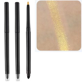 Vodisa Eyeshadow Stick, Cream Shimmer Eye Shadow Pencil Crayon Smooth Brilliant Brightener Highlighter Pen Eye Makeup Set High Pigment Lasting Waterproof Eye Shadow Make Up 02