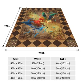 Cvrozpwy Chicken Blanket Rooster Blanket Fall Throw Blanket for Adults Kids Chicken Flannel Blanket for Bed Sofa Couch Chicken Decor Cock Chicken Gifts Blanket Funny Soft Warm Cozy Blanket 40"X50"