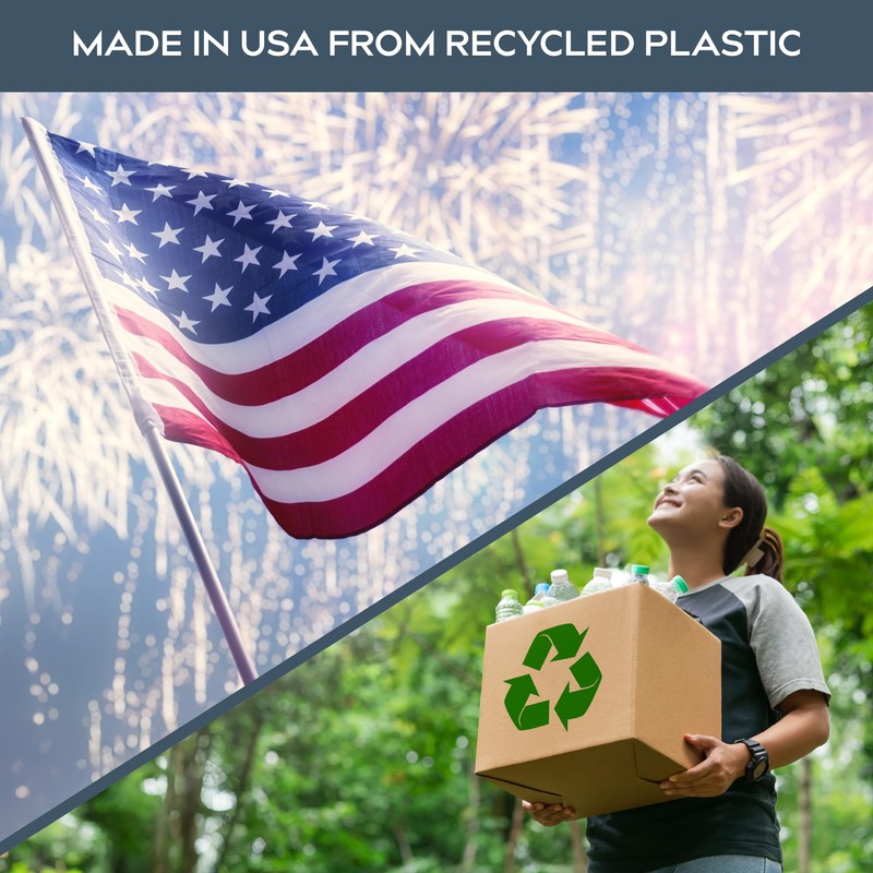 Master Mark Terrace Board Landscape Stakes (10-Pack, Black)