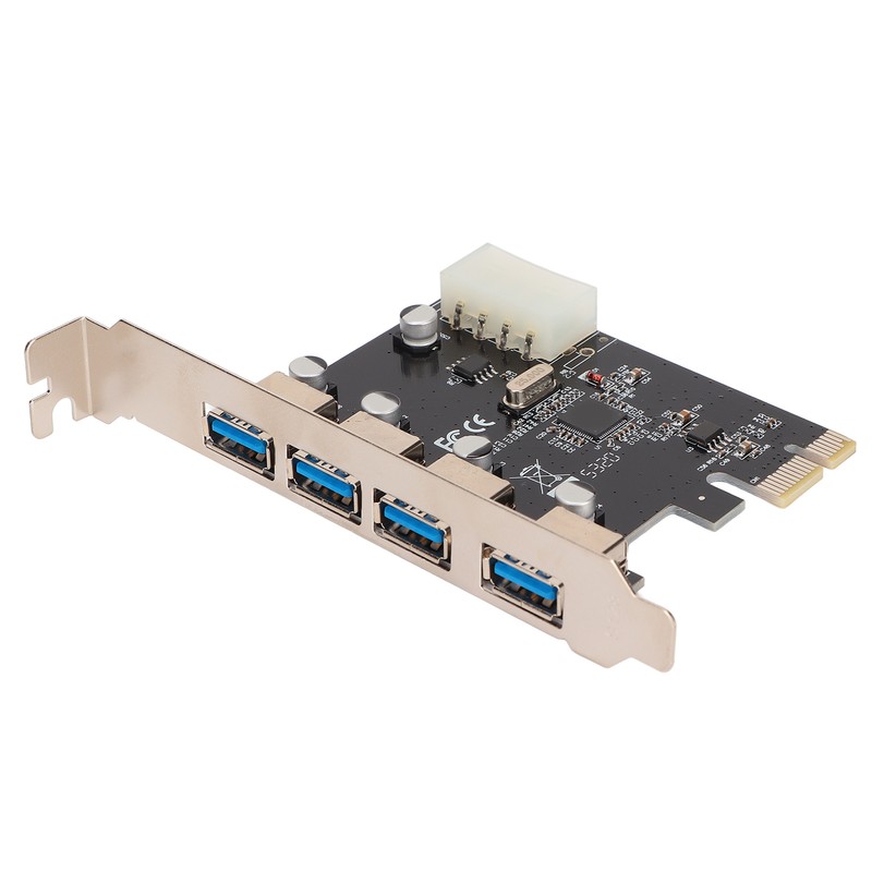 PCIE to USB 3.0 Expansion Card with 4 USB3.0 Ports