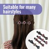 4PCS Sparkling Crystal Stone Braided Hair Clips 2024 New Braided