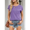 MEROKEETY Women's Casual Cap Sleeve T Shirts Basic Summer Tops