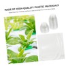 Levemolo 50pcs Transparent Hydroponic Plant Moisturizing Lids Insulation Covers for