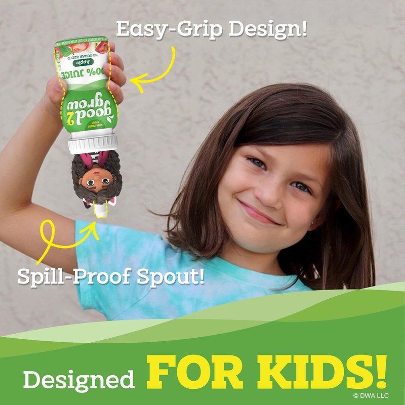 good2grow 100% Apple Juice for Kids, 6 fl oz, 3