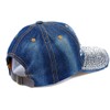 Elonmo Gorra de béisbol para mujer, diseño de letra bendita,