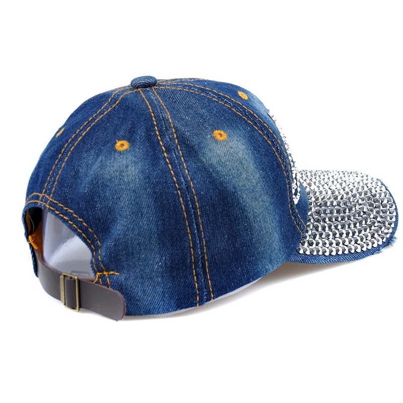 Elonmo Gorra de béisbol para mujer, diseño de letra bendita,