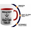 Architect Two Tone Red Edition 11oz - Architects drafting tables