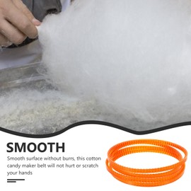 PRETYZOOM 4Pcs Cotton Candy Machine Belt Replacement Electric Commercial Cotton Candy Machine Spare Parts For Candy Making Supplies