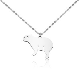 WUSUANED Funny Capybara Necklace Animal Lover Jewelry Capybara Birthday Wish Gift Cappy Lover Gift Capybara Fan Gift