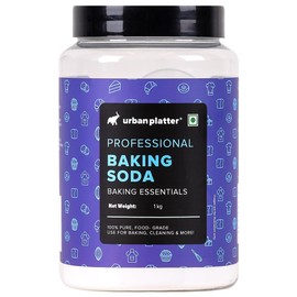 Urban Platter Baking Soda Jar 1Kg [Food Grade Sodium Bicarbonate Perfect for Baking/Cooking/Cleaning Triple Refined]
