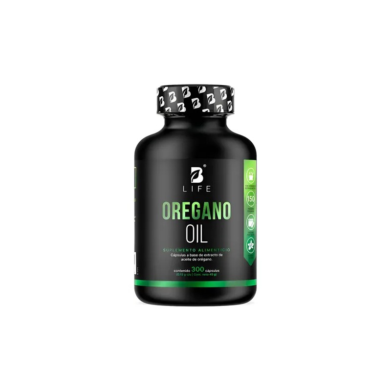 Aceite De Orégano De 300 Caps. Oregano Oil. B Life