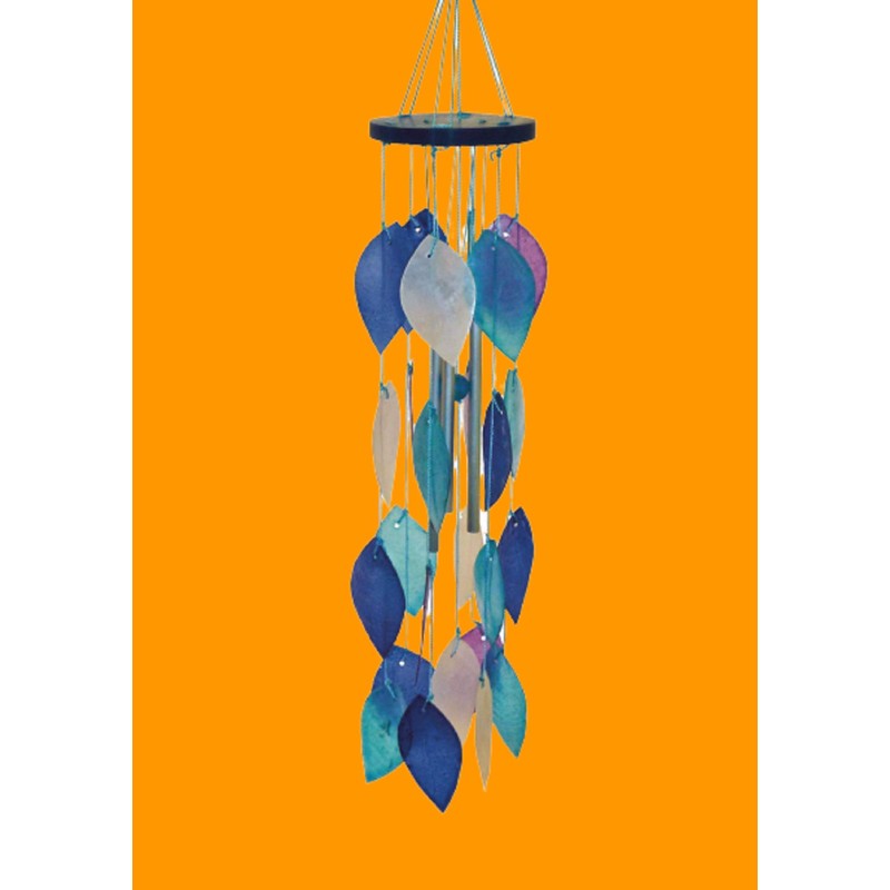 My Family House Capiz Shell Wind Chime Patio Garden Decor