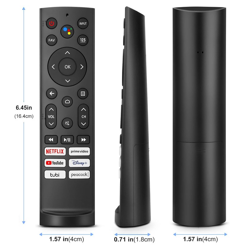 New Remote Control Replacement for Hisense TV (ERF3A90), Fit for