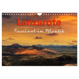 Lanzarote Fire Island in the Atlantic Ocean (Wall Calendar 2026 DIN A4 Landscape), CALVENDO Monthly Calendar