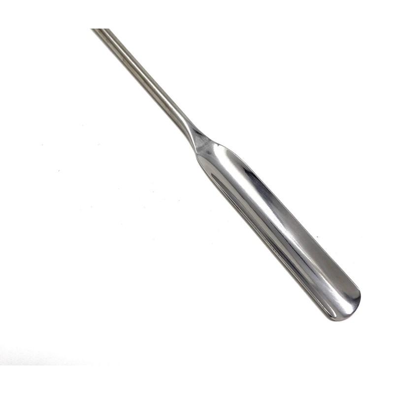 A2Z-VL004 Stainless Steel Micro Lab Scoop Half Rounded Spoon Spatula