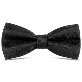 WOXVM Men's Bow Ties Pre-Tied Bow Tie Vintage Paisley Bowtie Adjustable Neck Bowtie for Men Wedding Business Party Prom