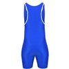 Jayefo Adult Wrestling Singlet (X-Large, Blue)