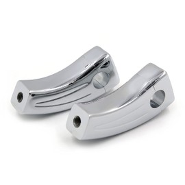 SMT-Chrome Handlebar Pullback Risers Compatible With Honda Shadow VT750 1100 VTX 1300 GL1800 Aero Spirit 1'' [B00RUDZLXQ]