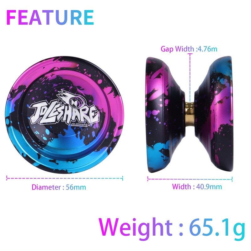 JOLESHARE Professional Yoyo X4 - Unresponsive for Pros & Responsive