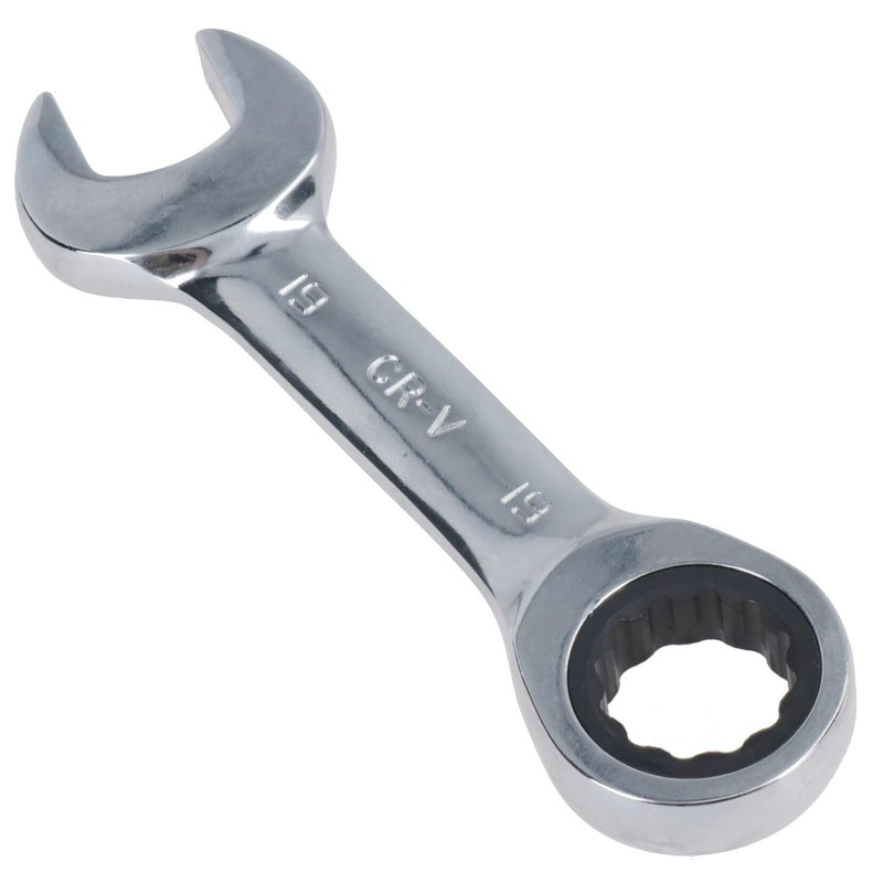 AB Tools 19mm Stubby Ratchet Combination Spanner Metric Wrench 72